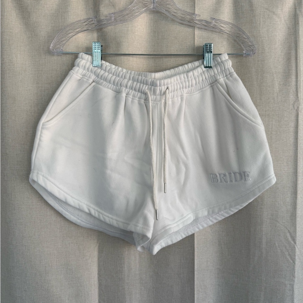 Bride Women's White Athletic Shorts
